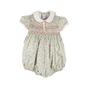Pepa London Girls  Cordelia Floral Hand-Smocked Dress, Pink